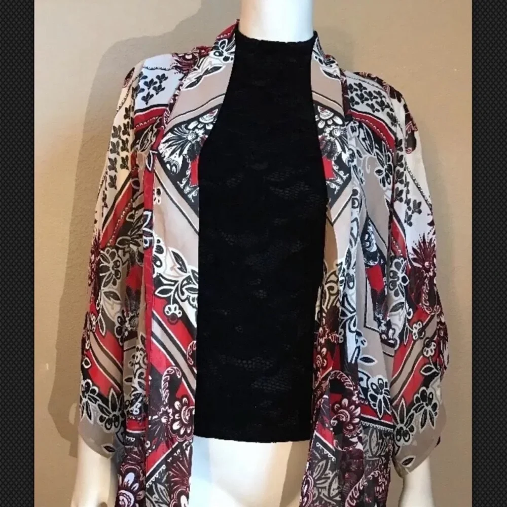 NWT Tie-Front Kimono Size XS - Picture 13 of 13